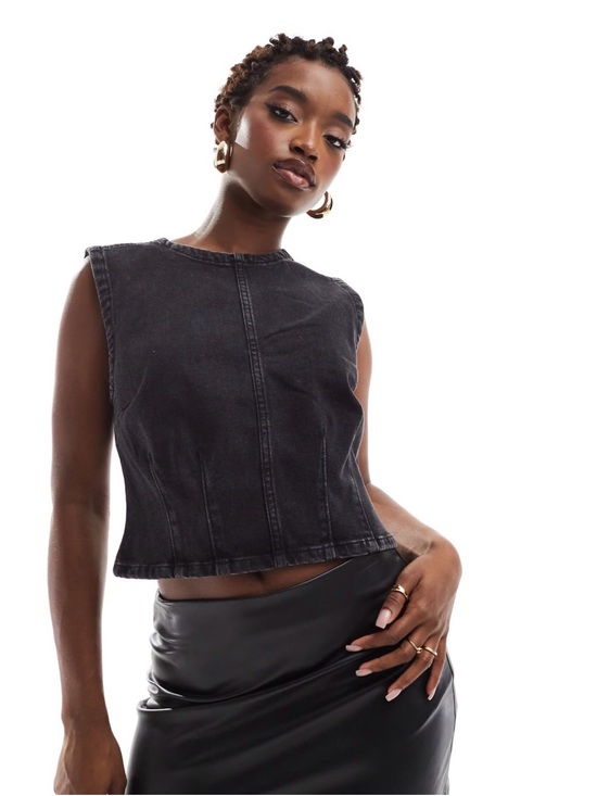 Abercrombie & Fitch Tops - Abercrombie & Fitch Black Washed Sleeveless Tank Top